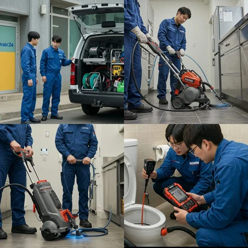 민락동 하수구 막힘 민락2지구 식당