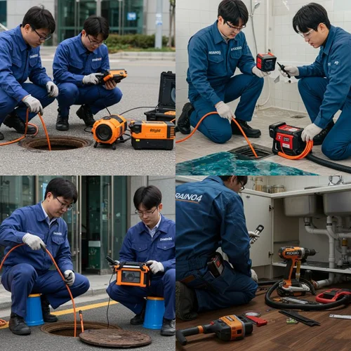 녹양동 배관 막힘 뚫음 배관 교체 공사