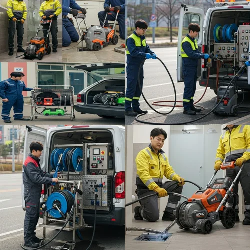 녹양동 배관 막힘 뚫음 배관 교체 공사