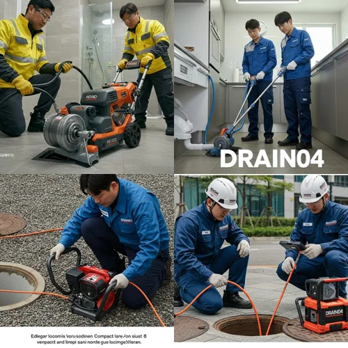 고산동 하수도 막힘 도로변 맨홀