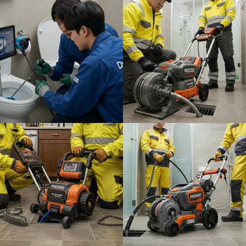 고산동 하수도 막힘 도로변 맨홀