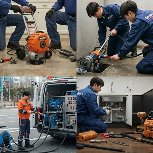 호원동 배수구 막힘 뚫어 뻥 사용