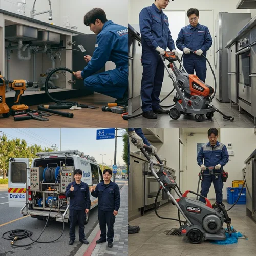 낙양동 배수구 막힘 욕조 물 안 빠짐