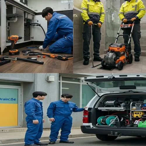 신곡동 고압세척 배관 통수 완료