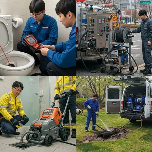 장암동 하수도 막힘 하수도 뚫기