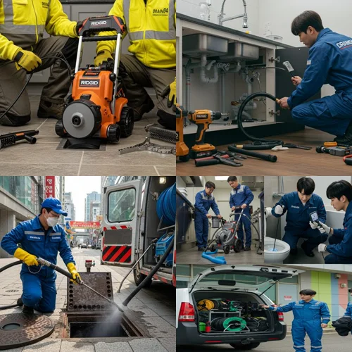 신곡동 하수도 막힘 배관 공사 견적