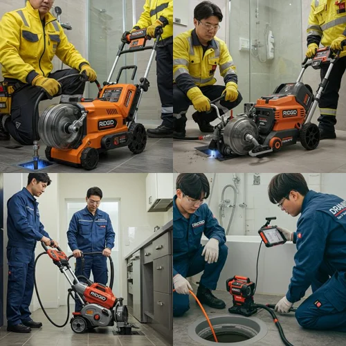 의정부 산곡동 배수구 막힘 마당 수도가