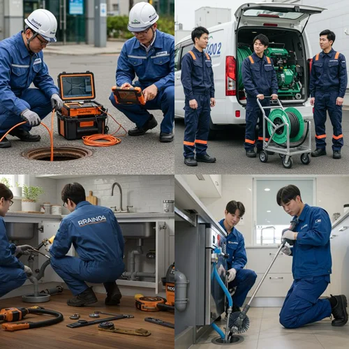 의정부 산곡동 배수구 막힘 마당 수도가