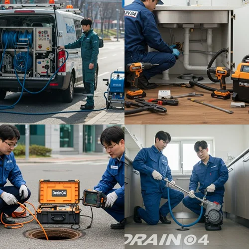 의정부동 배수구 막힘 지하 배수구