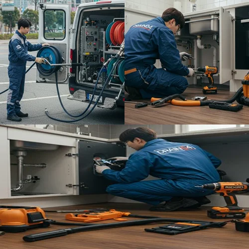 금오동 하수도 막힘 메인 배관 막힘