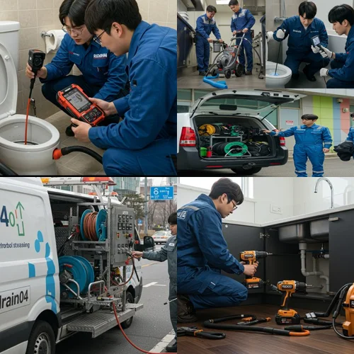 금오동 하수도 막힘 메인 배관 막힘