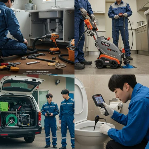 고산동 배관 막힘 뚫음 신축 배관 검사