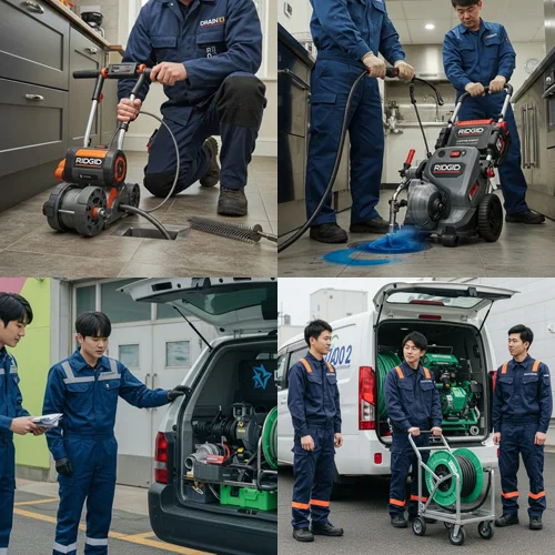 고산동 배관 막힘 뚫음 신축 배관 검사