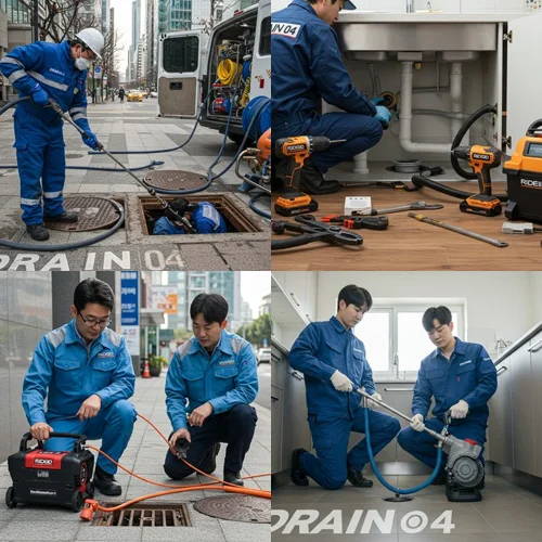 의정부 고압세척 배관 청소 전문