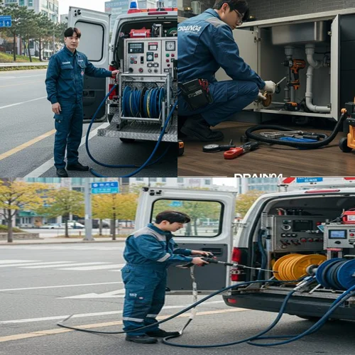 고산동 배수구 막힘 머리카락 막힘