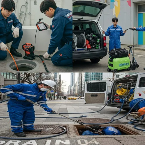 민락동 고압세척 고기집 배관