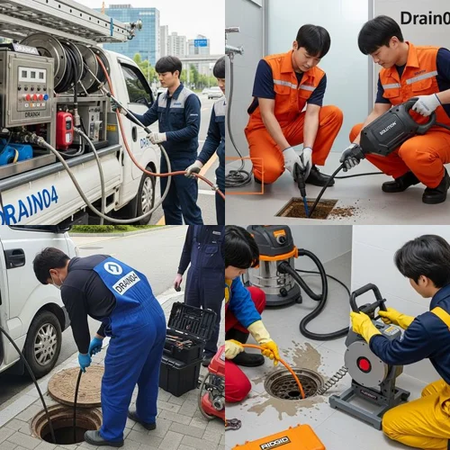 의정부 배수구 막힘 세탁실 물 넘침