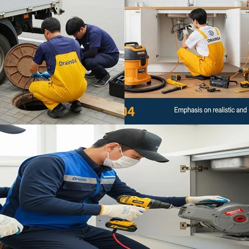 의정부 배수구 막힘 세탁실 물 넘침