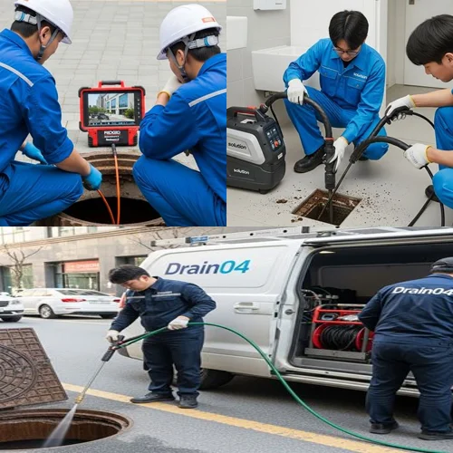 용현동 배관 막힘 뚫음 대형 배관 전문