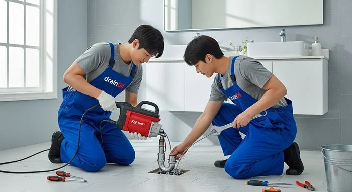 민락동 싱크대 막힘 기름 슬러지 제거