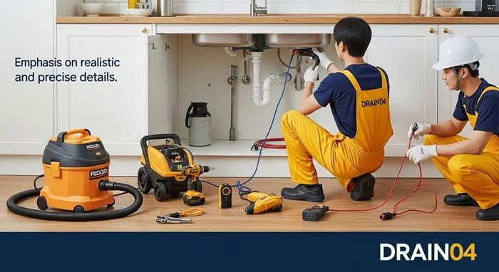 민락동 싱크대 막힘 기름 슬러지 제거