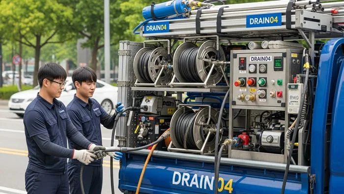 고산동 고압세척 오수관 고압세척