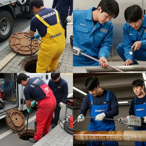 녹양동 하수구 막힘 운동장 인근