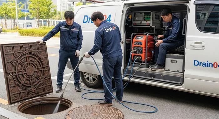 용현동 하수도 막힘 산업단지 하수도